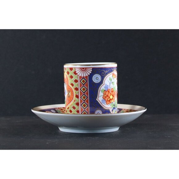 OMC Otagiri Mercantile Company Teacup and Saucer Demitasse 1950s GC - Picture 7 of 13